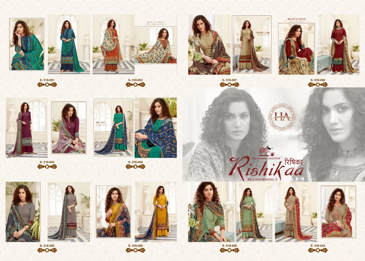 Harshit Fashion Hub Rishikaa Pashmina Printed Fancy Designer Salwar Kameez