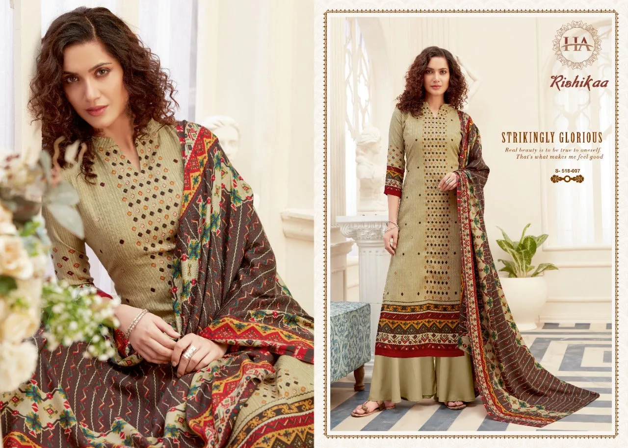 Harshit Fashion Hub Rishikaa Pashmina Printed Fancy Designer Salwar Kameez