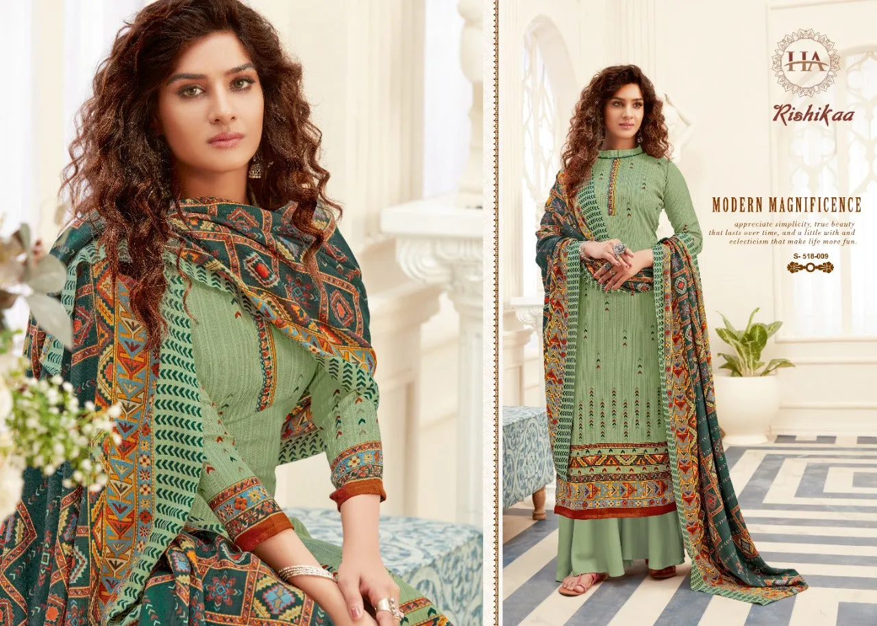 Harshit Fashion Hub Rishikaa Pashmina Printed Fancy Designer Salwar Kameez