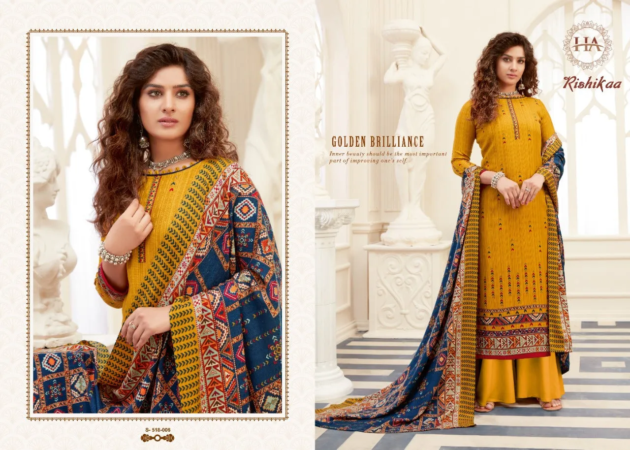 Harshit Fashion Hub Rishikaa Pashmina Printed Fancy Designer Salwar Kameez
