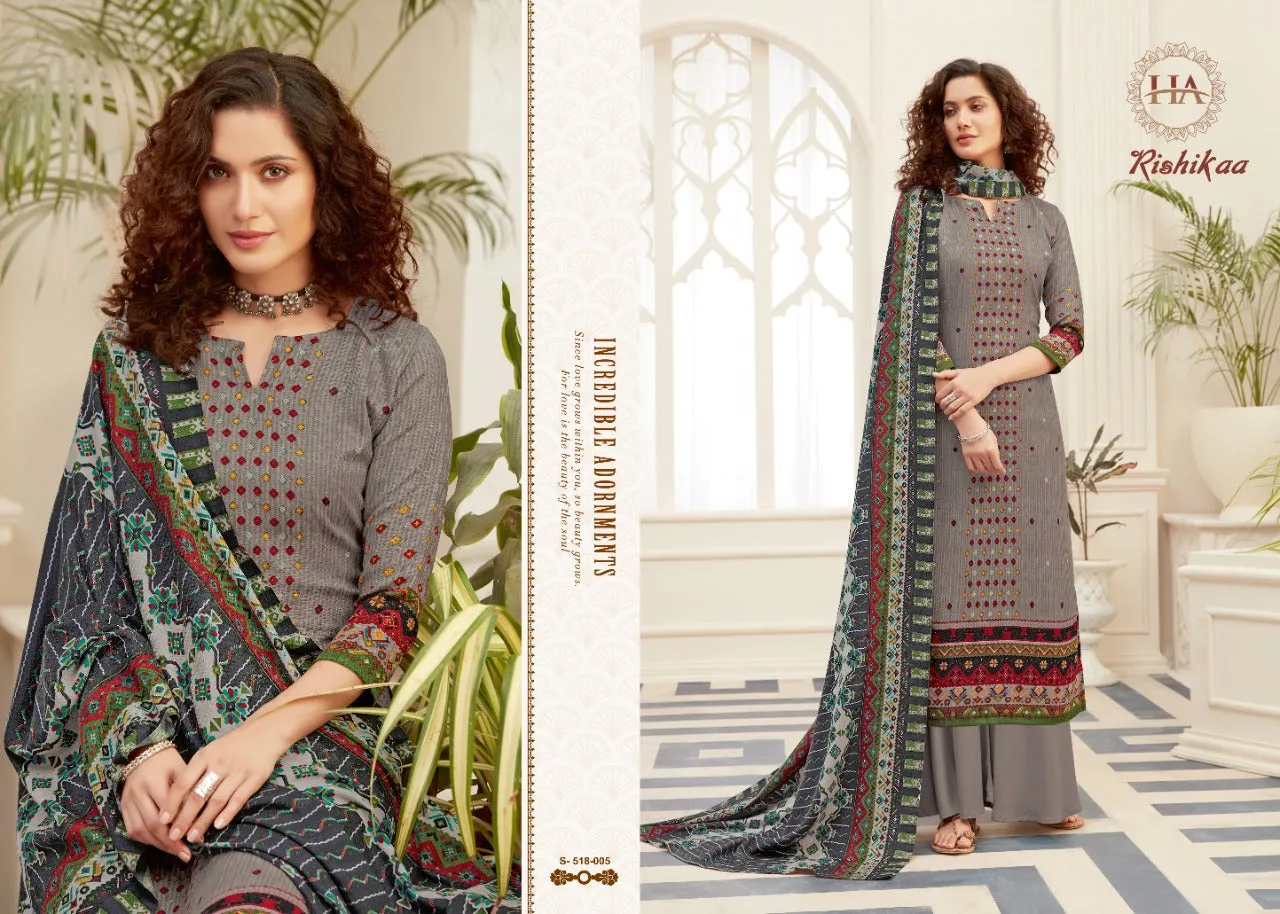 Harshit Fashion Hub Rishikaa Pashmina Printed Fancy Designer Salwar Kameez