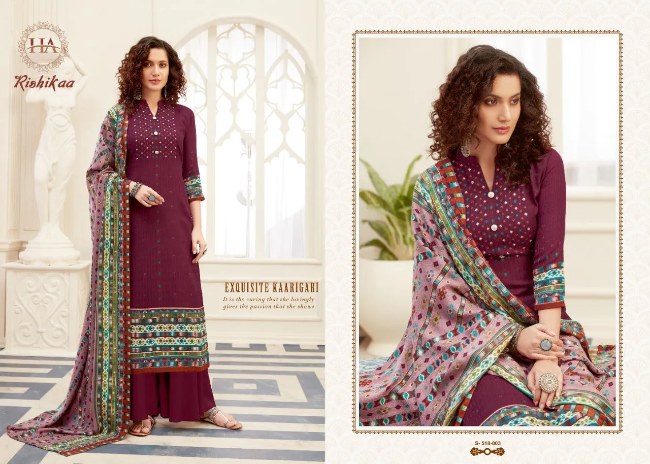 Harshit Fashion Hub Rishikaa Pashmina Printed Fancy Designer Salwar Kameez