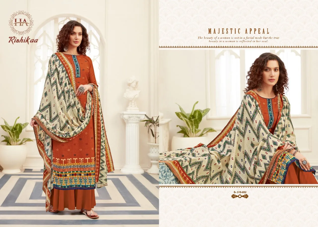 Harshit Fashion Hub Rishikaa Pashmina Printed Fancy Designer Salwar Kameez