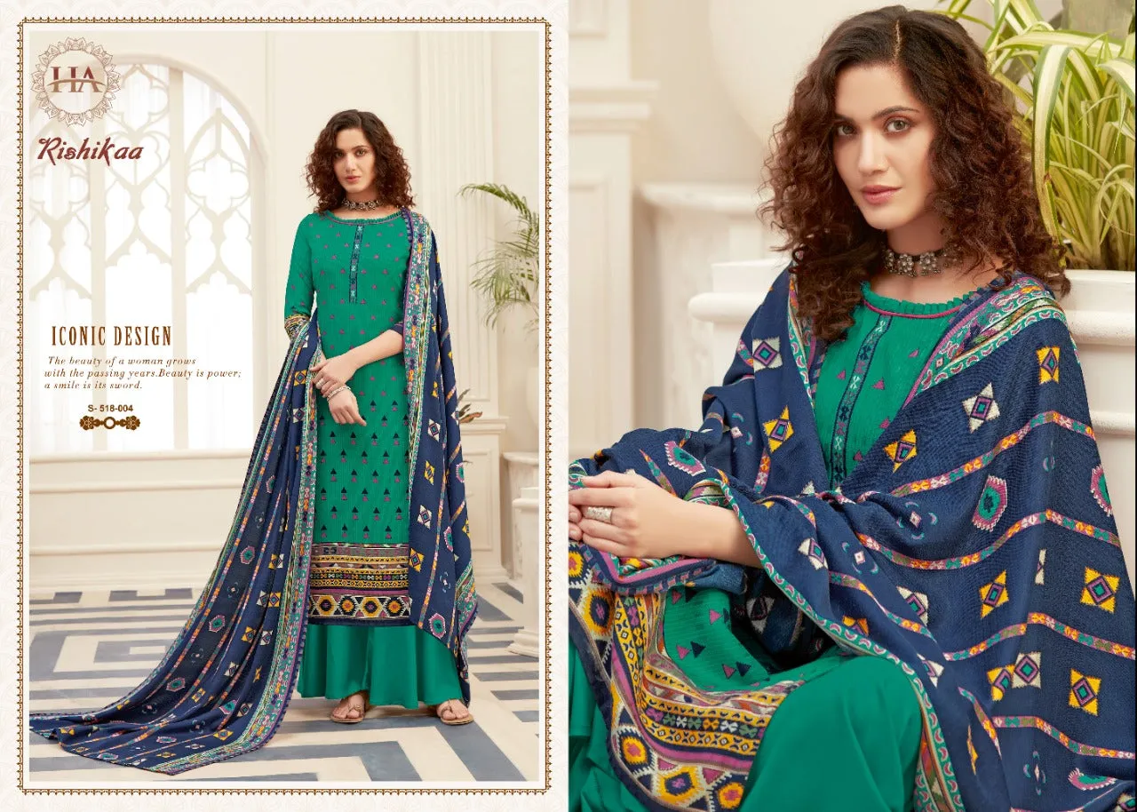 Harshit Fashion Hub Rishikaa Pashmina Printed Fancy Designer Salwar Kameez
