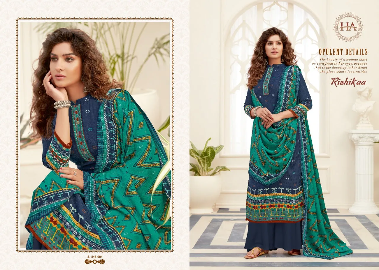 Harshit Fashion Hub Rishikaa Pashmina Printed Fancy Designer Salwar Kameez