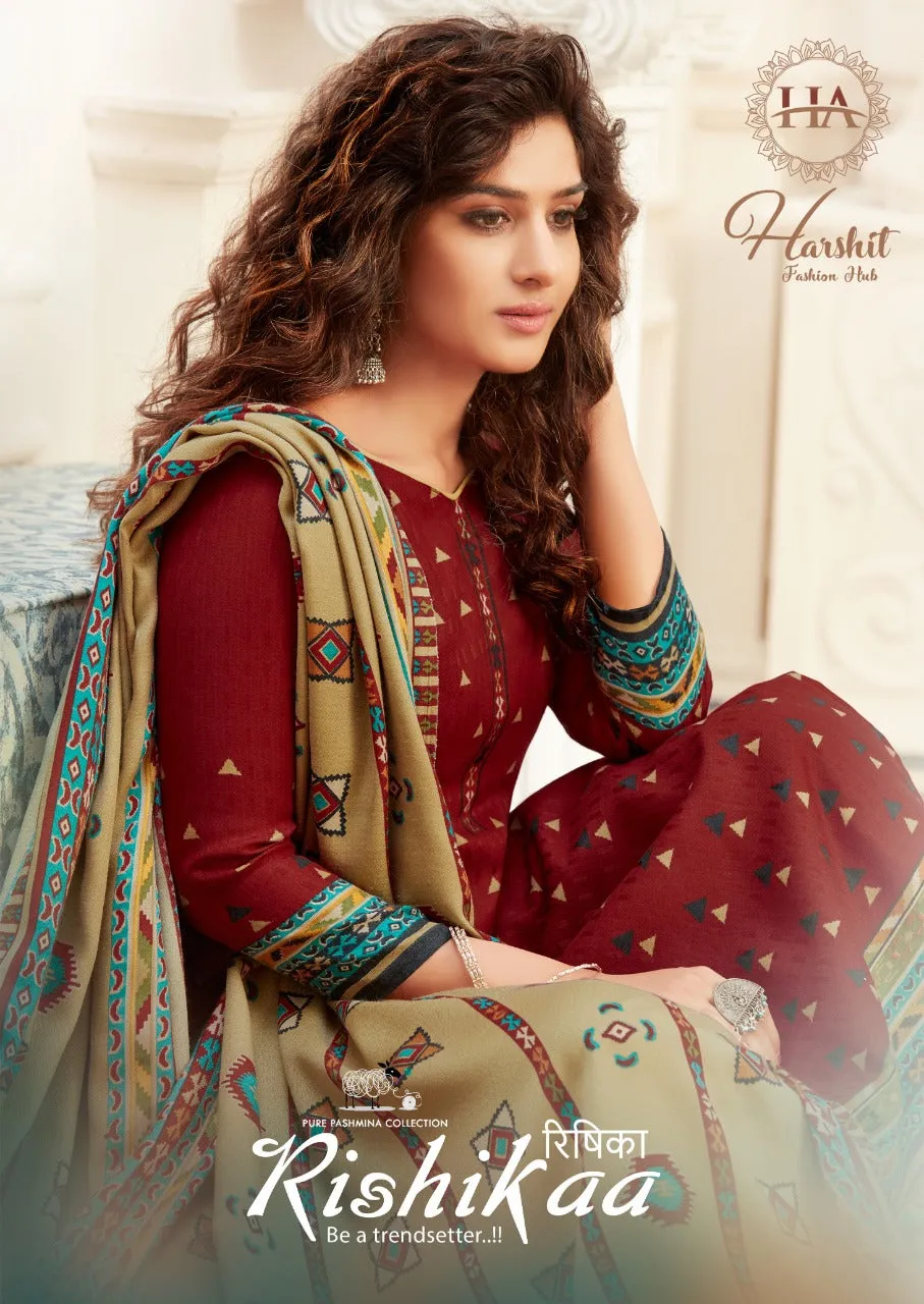 Harshit Fashion Hub Rishikaa Pashmina Printed Fancy Designer Salwar Kameez