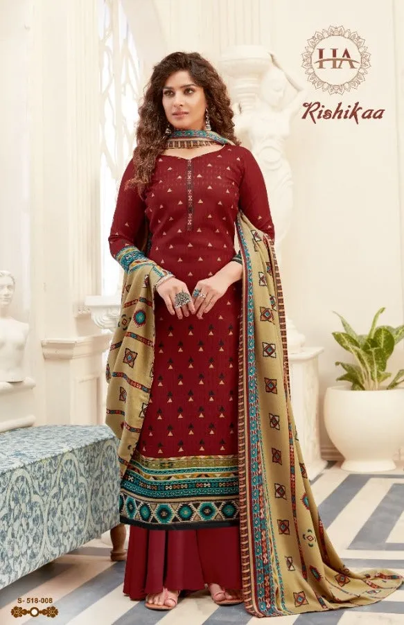 Harshit Fashion Hub Rishikaa Pashmina Printed Fancy Designer Salwar Kameez