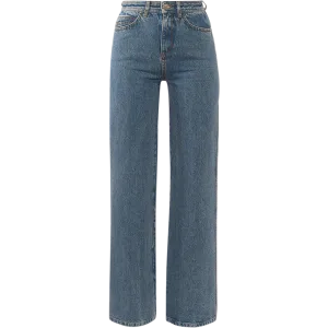 High Rise Wide Leg - Dark Blue