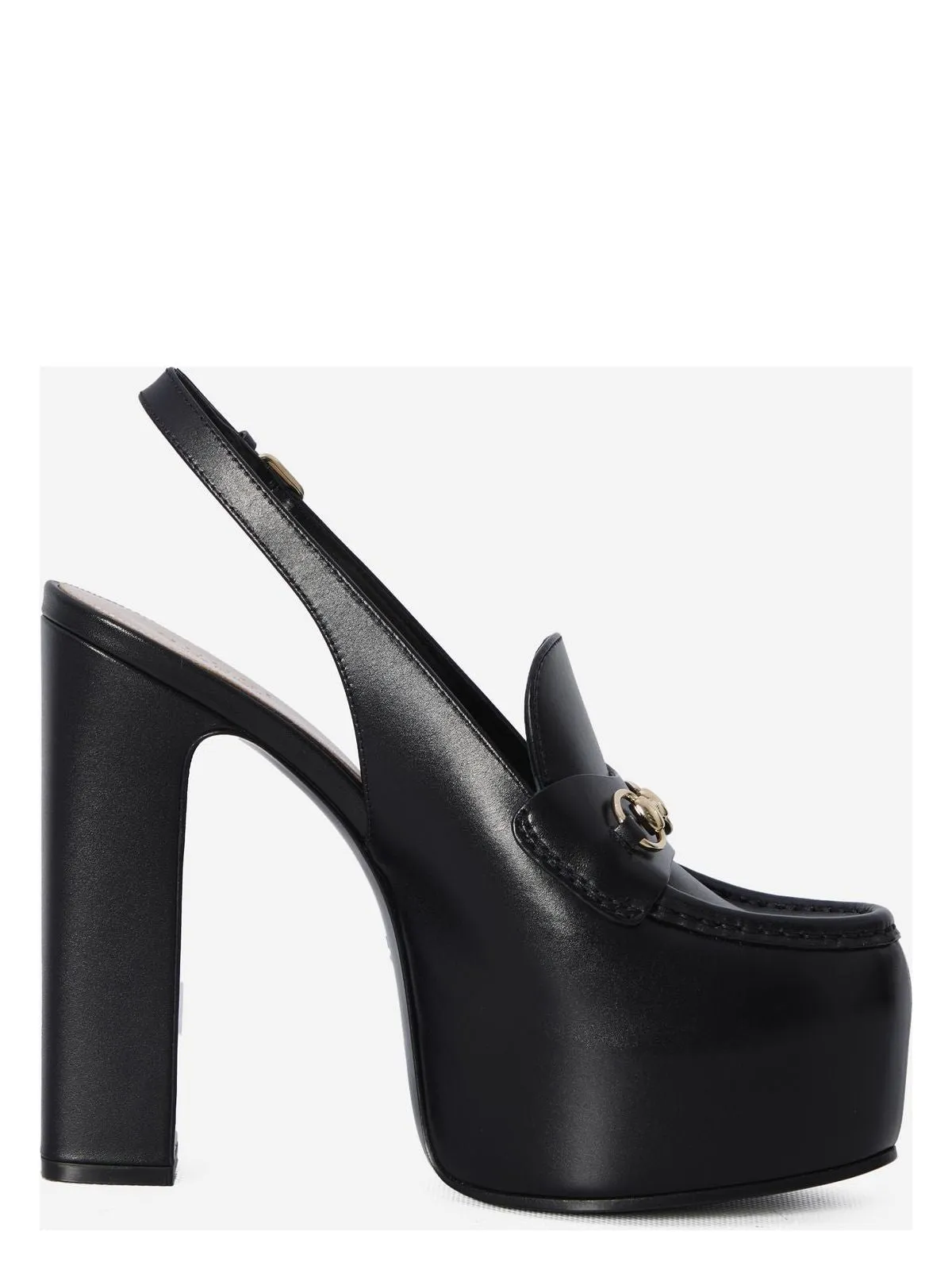 HORSEBIT PLATFORM SLINGBACK LOAFERS