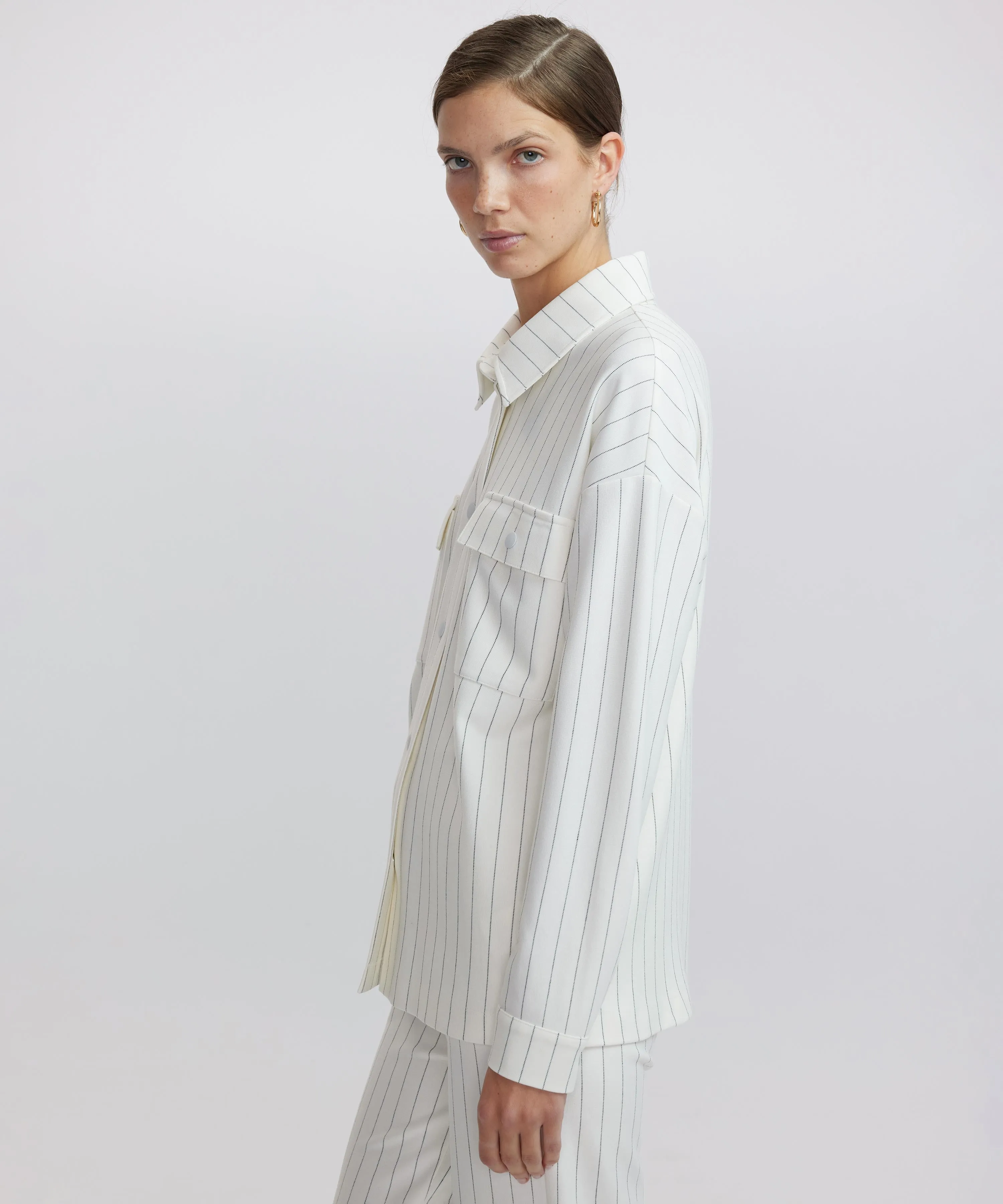 Ipekyol Striped Shirt Off White