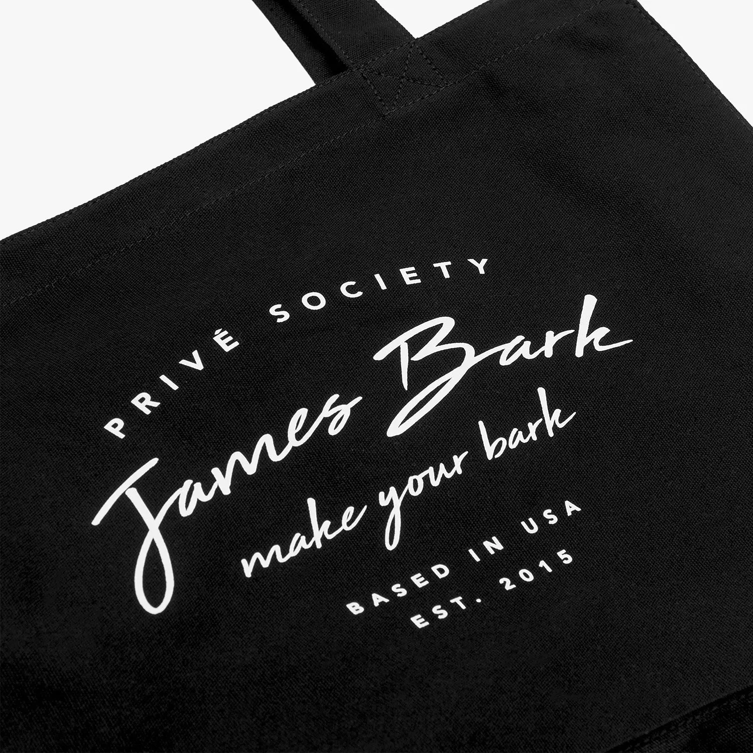 James Bark Tote Bag