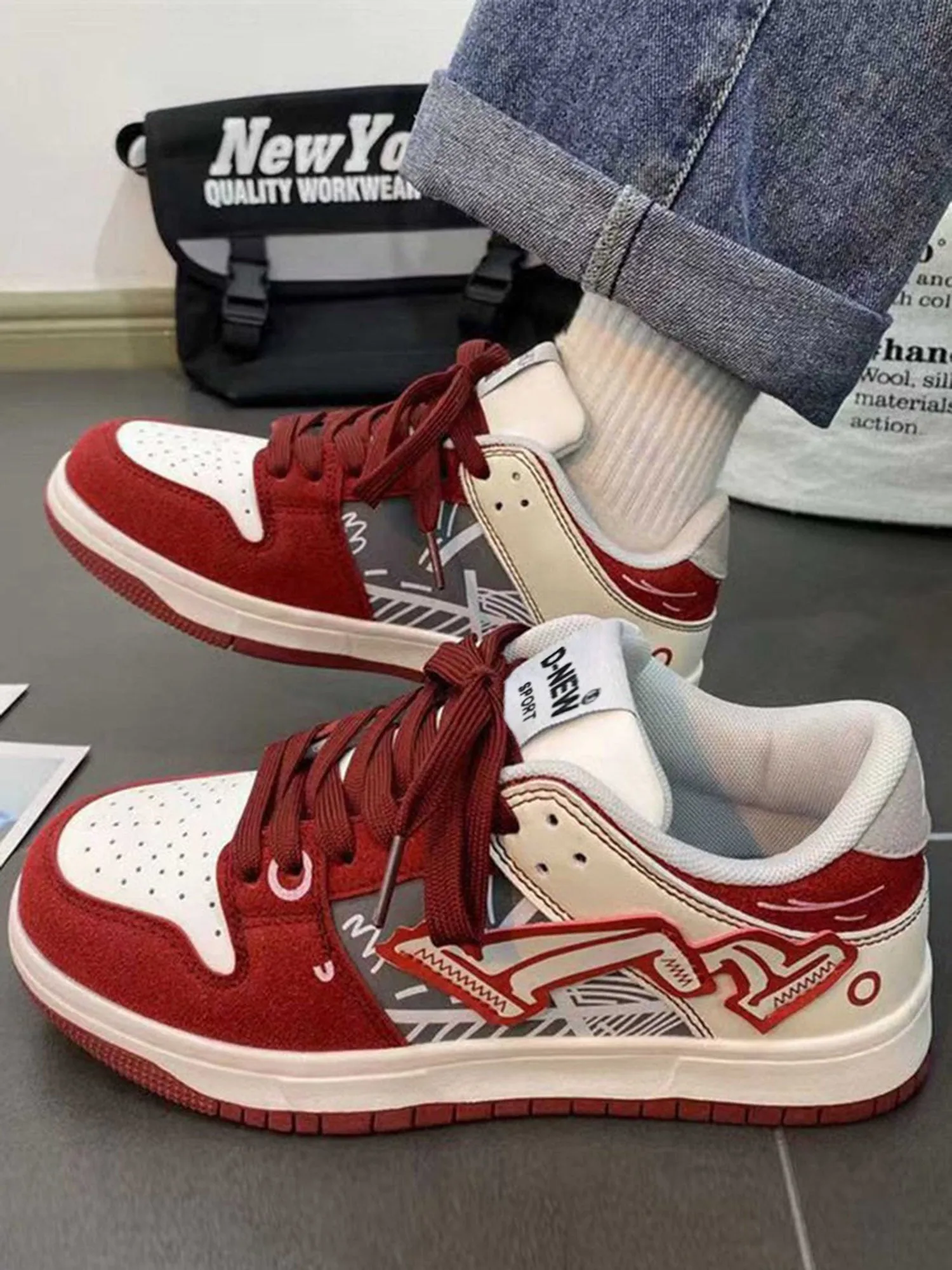 Kicksteria - Hip-hop Graffiti Board Shoes For Couples