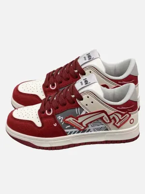 Kicksteria - Hip-hop Graffiti Board Shoes For Couples
