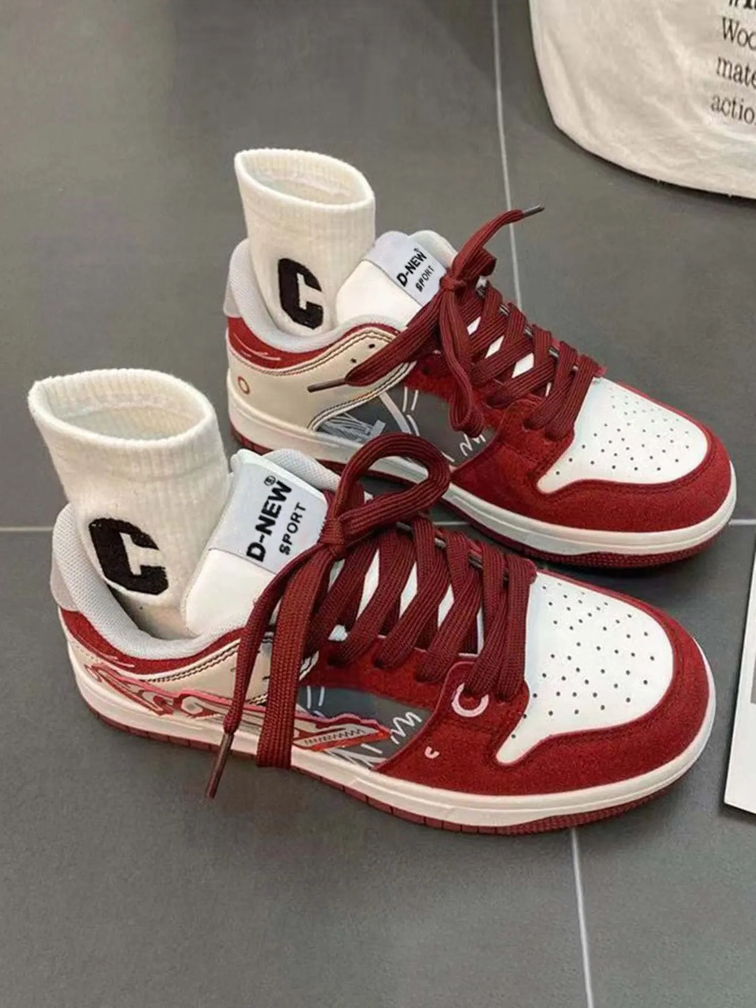 Kicksteria - Hip-hop Graffiti Board Shoes For Couples