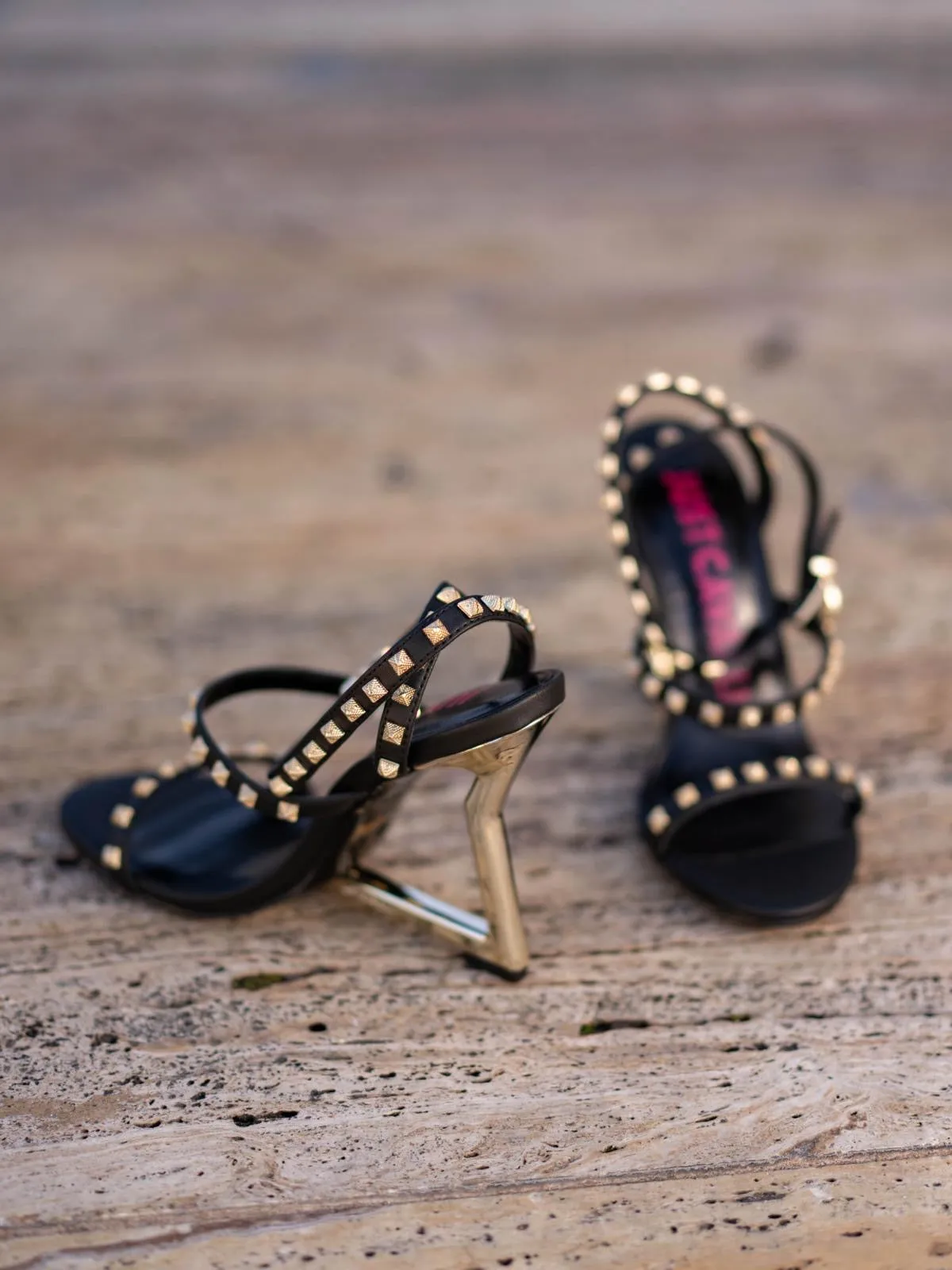 Leather heels