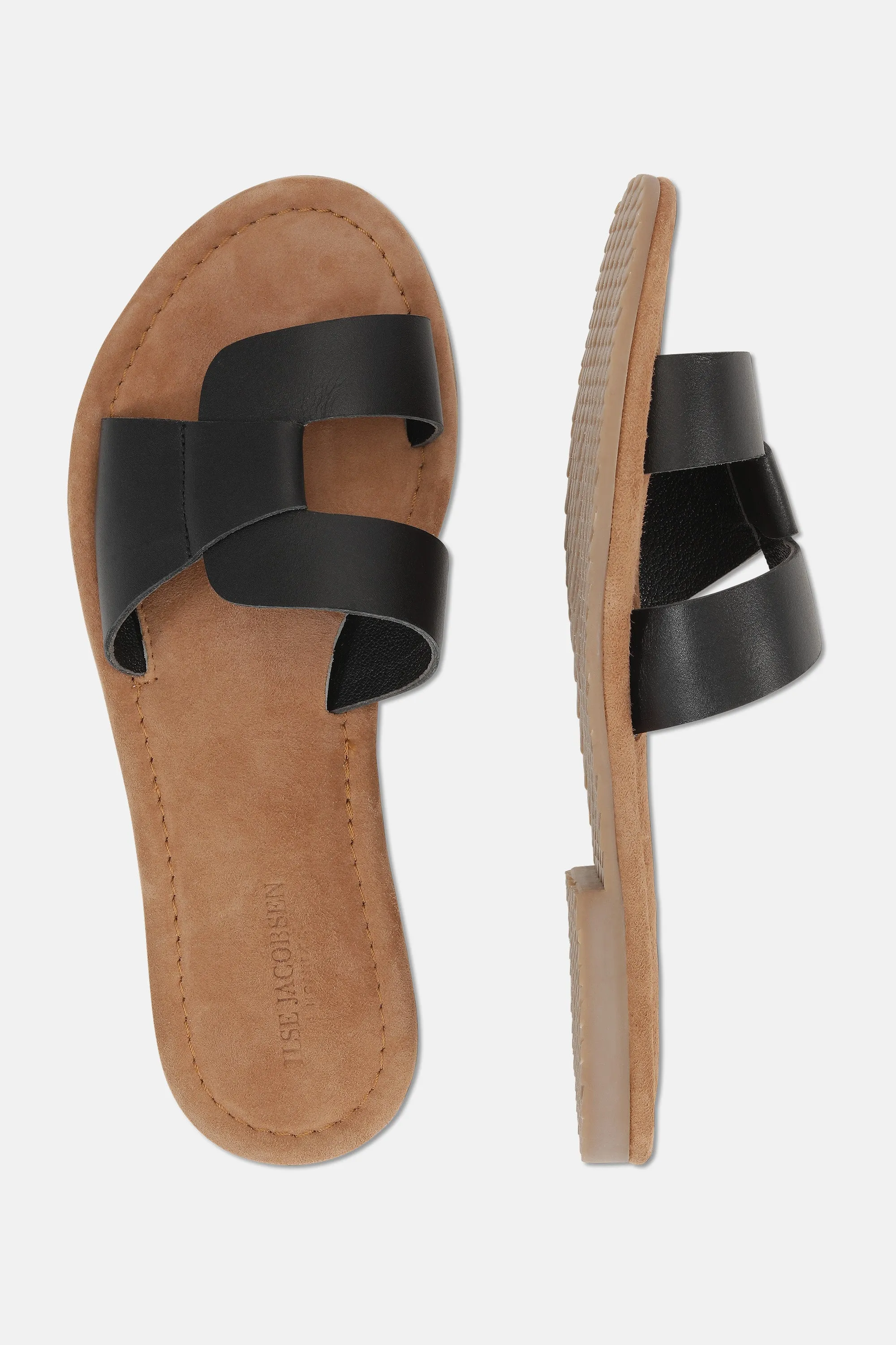 Leather Sandal - Black