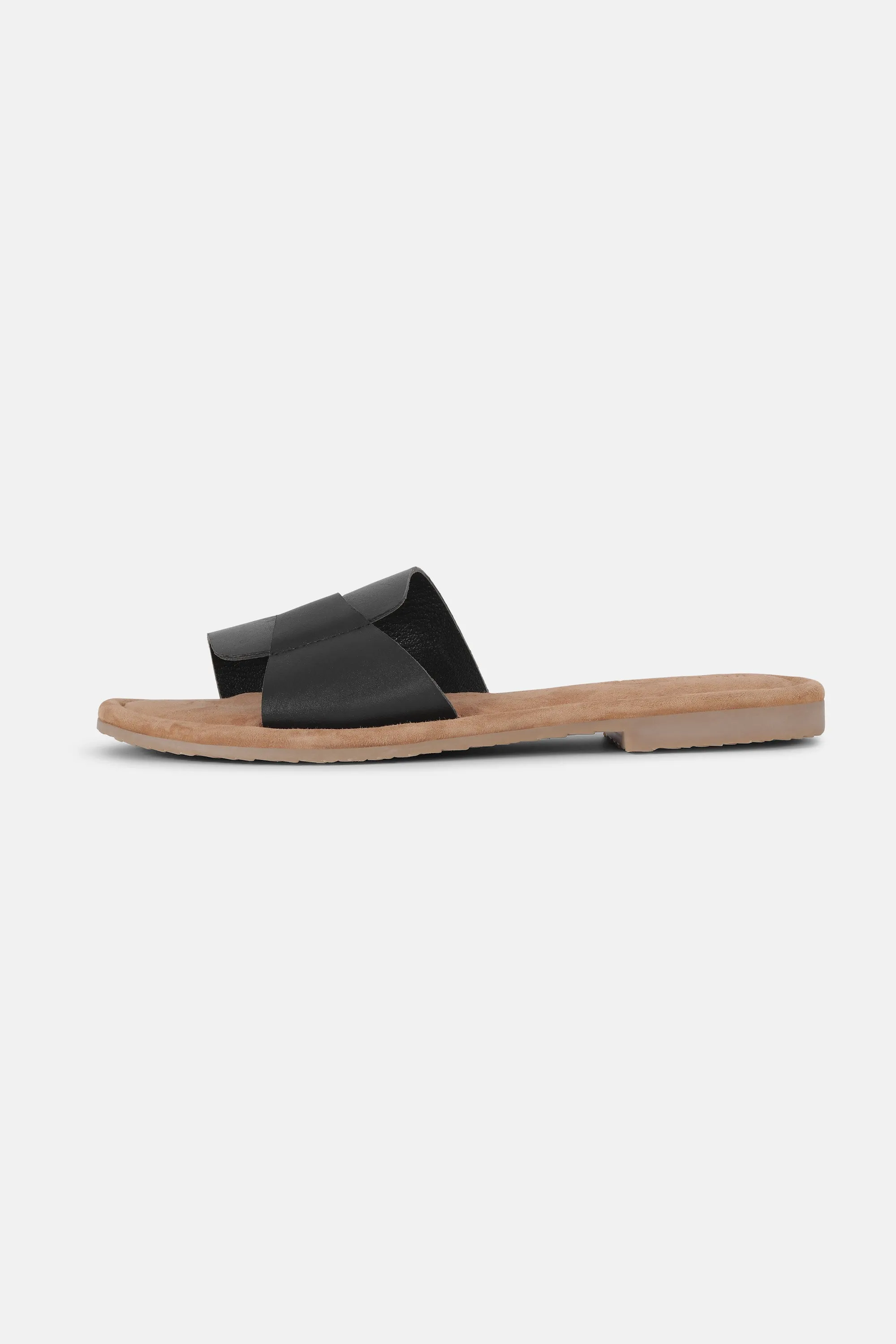 Leather Sandal - Black