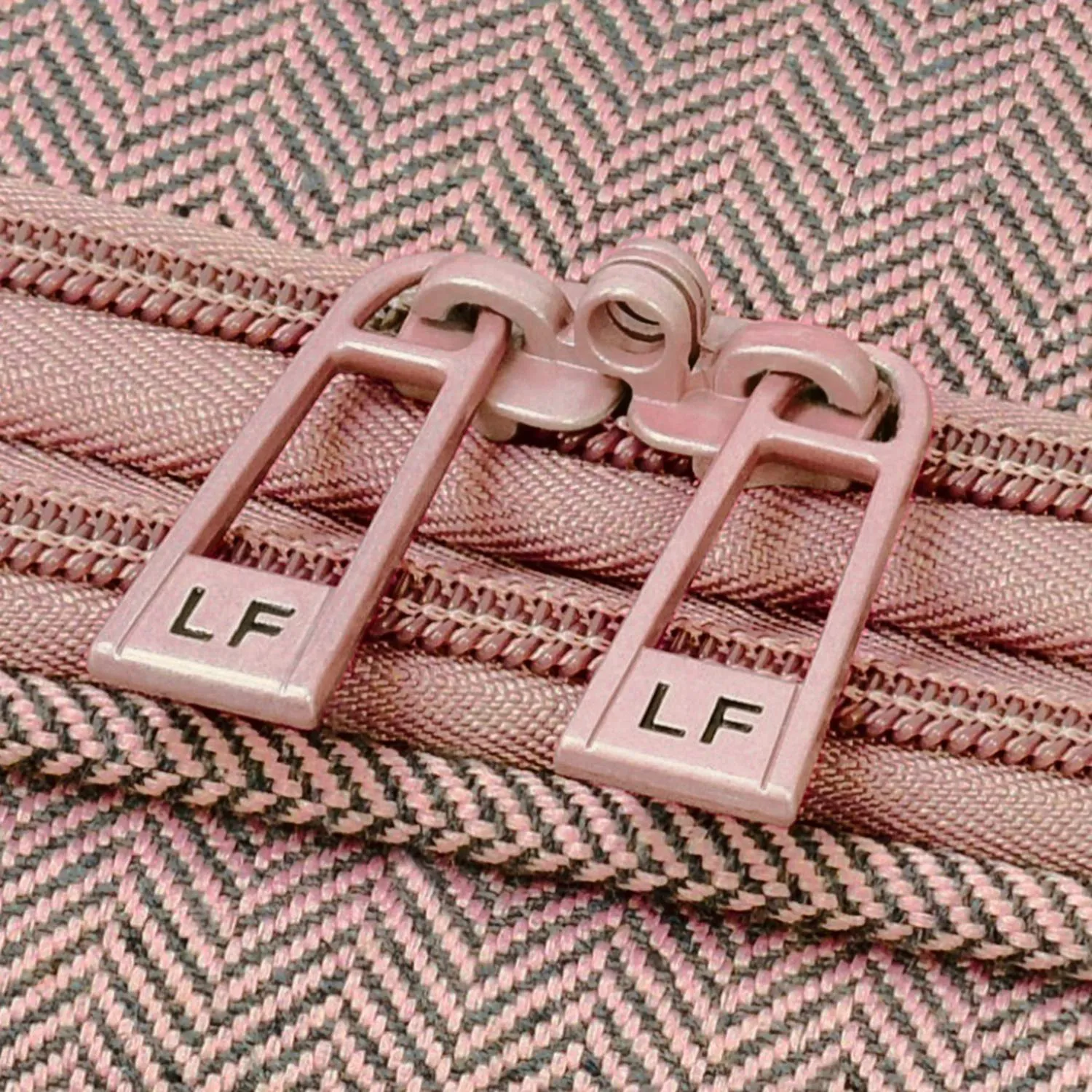 London Fog Newcastle 20" Spinner Carry-On, Rose Charcoal Herringbone