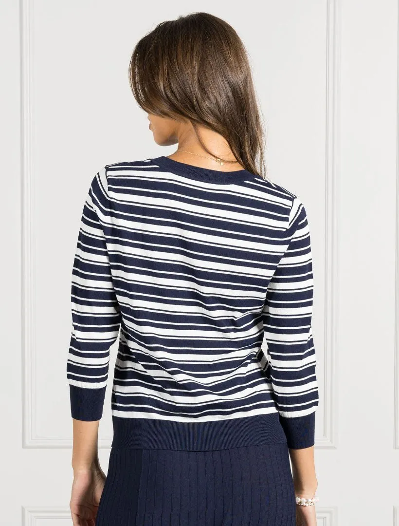 Melanie Knit Jumper Striped- FINAL SALE