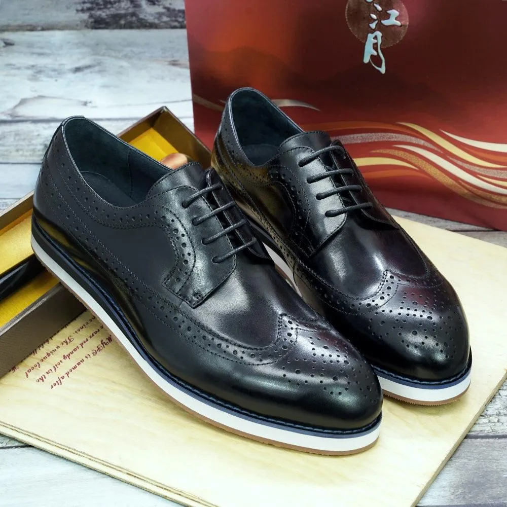 Men's Leather Handmade Casual Flat Shoes