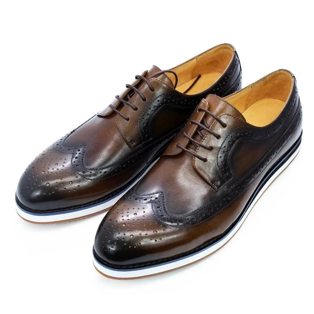 Men's Leather Handmade Casual Flat Shoes
