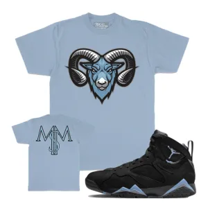 MILLION DOLLA MOTIVE RAM M$M UNIVERSITY BLUE T-SHIRTS
