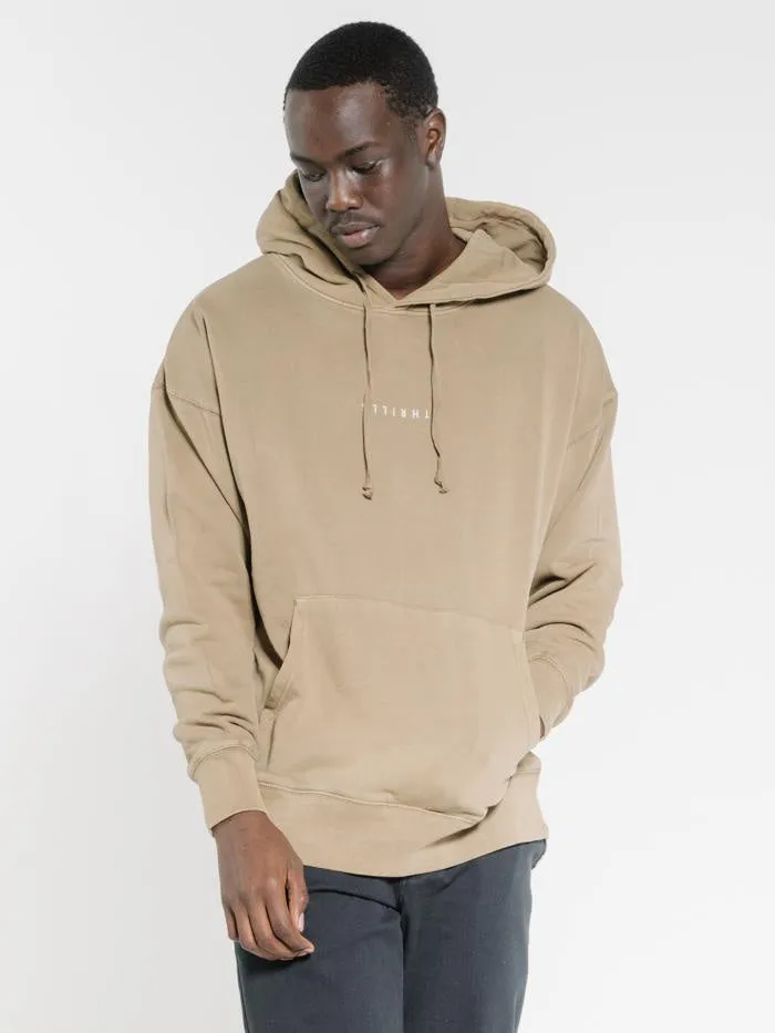 Minimal Thrills Slouch Pull On Hood- Moss