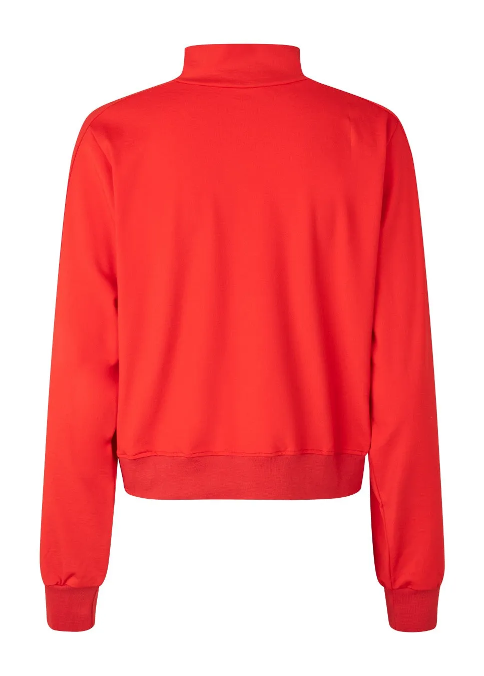 Modstrom MariettaMD t-neck sweater rood met rits