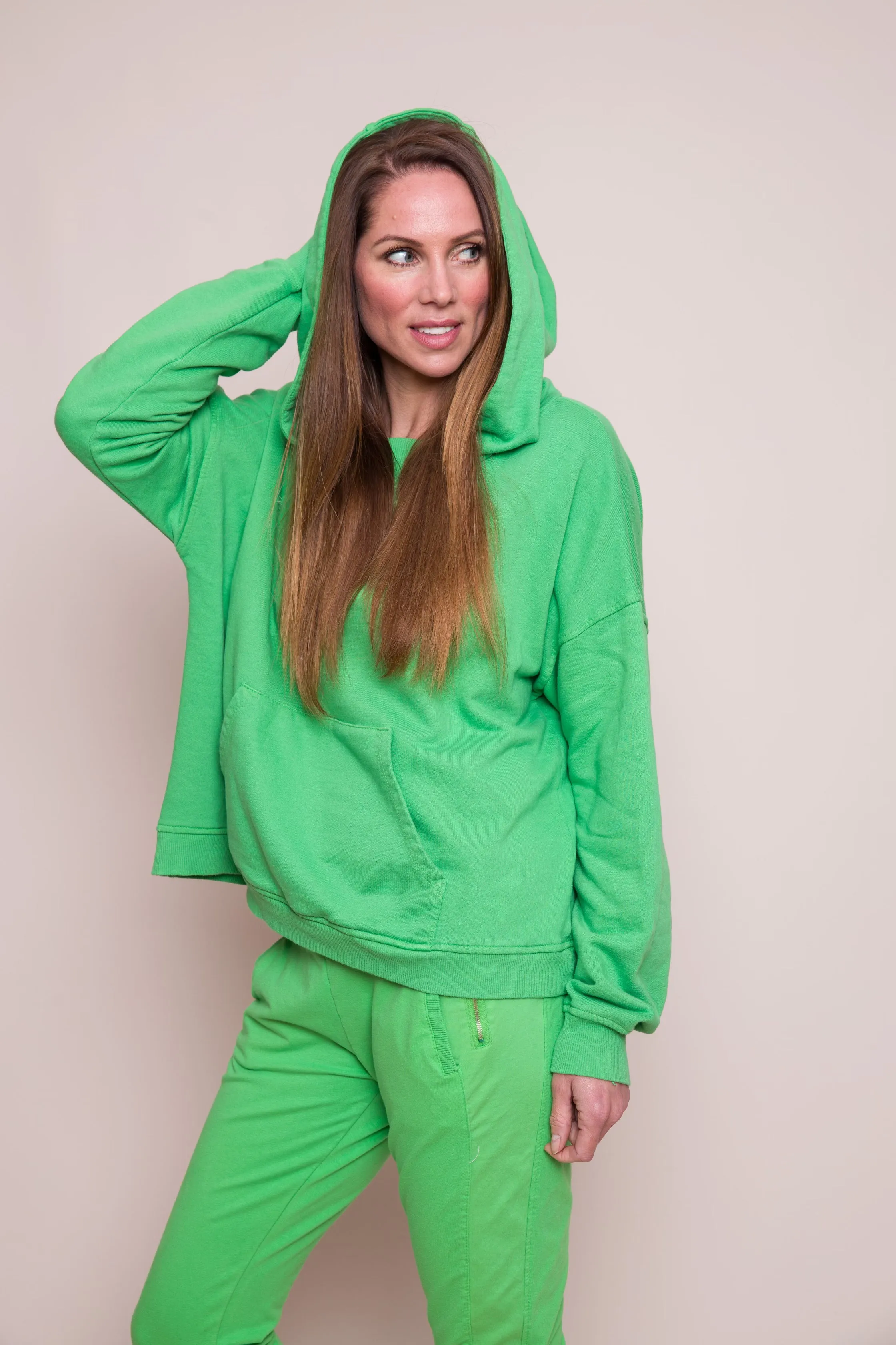Moopy Hoodie - Neon Green