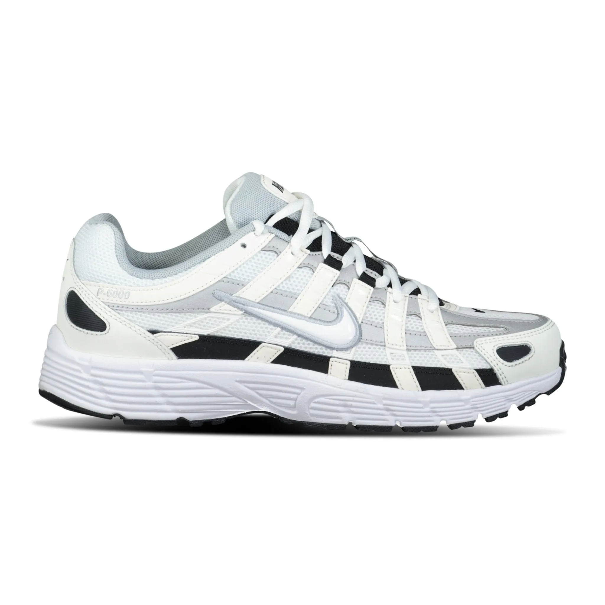 NIKE P-6000 WHITE / CREAM / BLACK TRAINERS