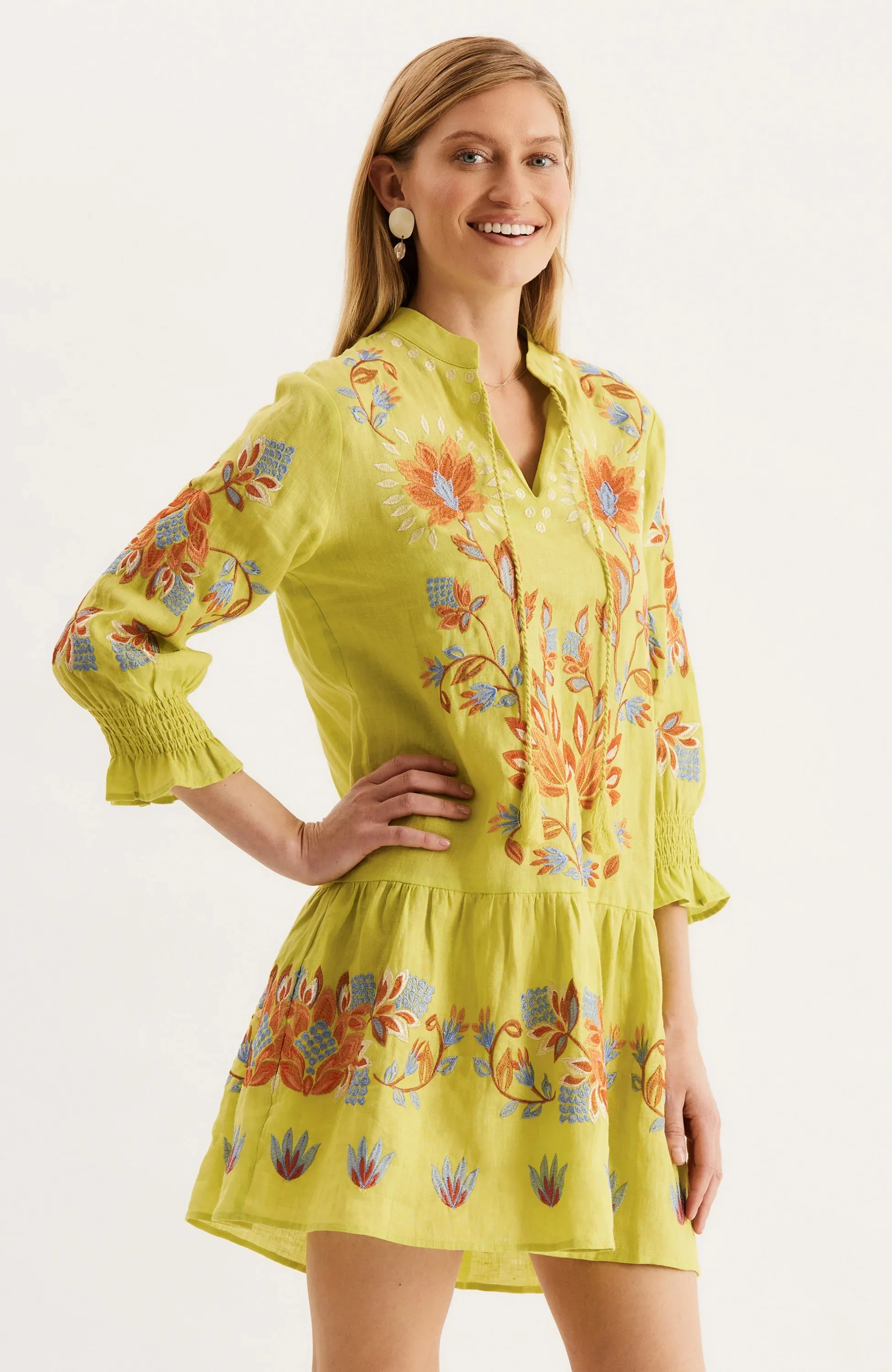 Niki Linen Mini Dress