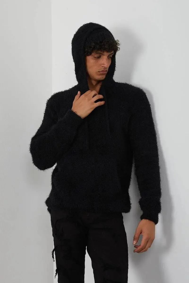 One In A Million - Mohair Hoody - Navy