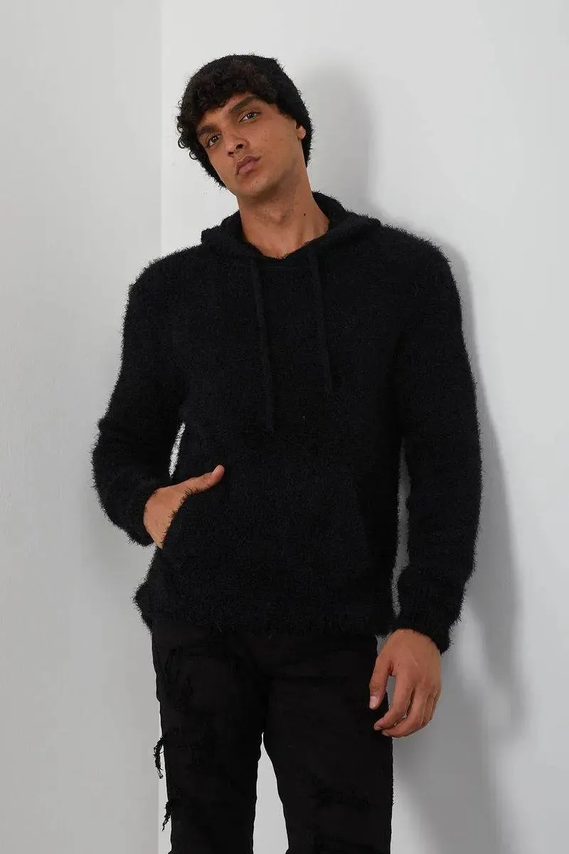 One In A Million - Mohair Hoody - Navy