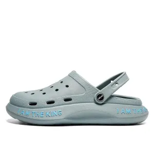 Outdoor Sandals Men Flip Flops Summer EVA Hole Shoes Beach Clogs