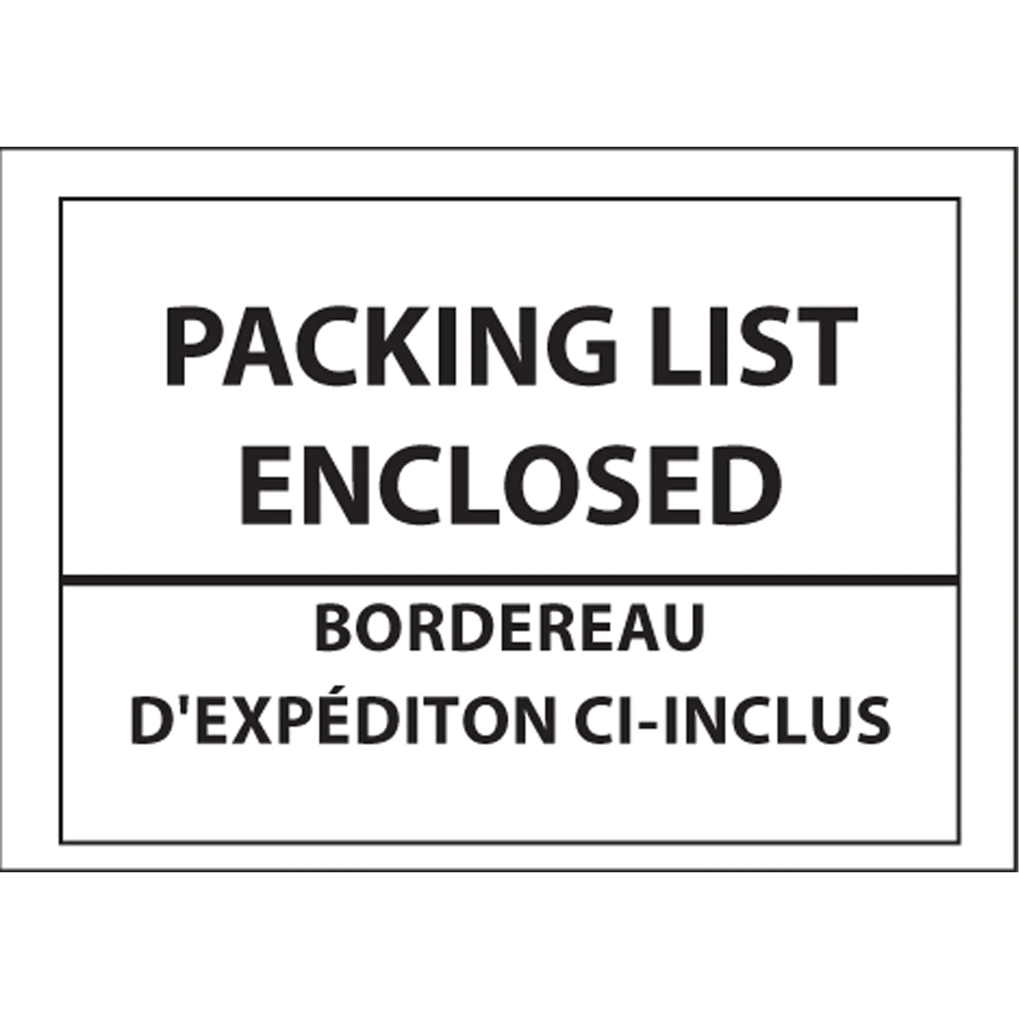 Packing List Envelopes, 4" L x 5" W, Backloading Style