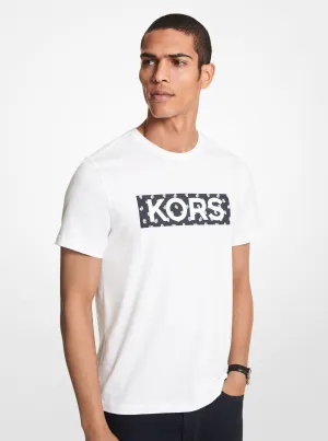 Paisley Logo Cotton T-Shirt