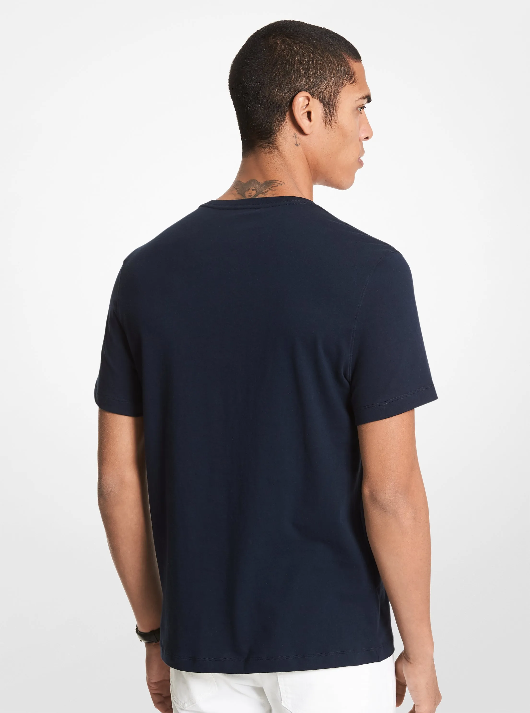 Paisley Logo Cotton T-Shirt