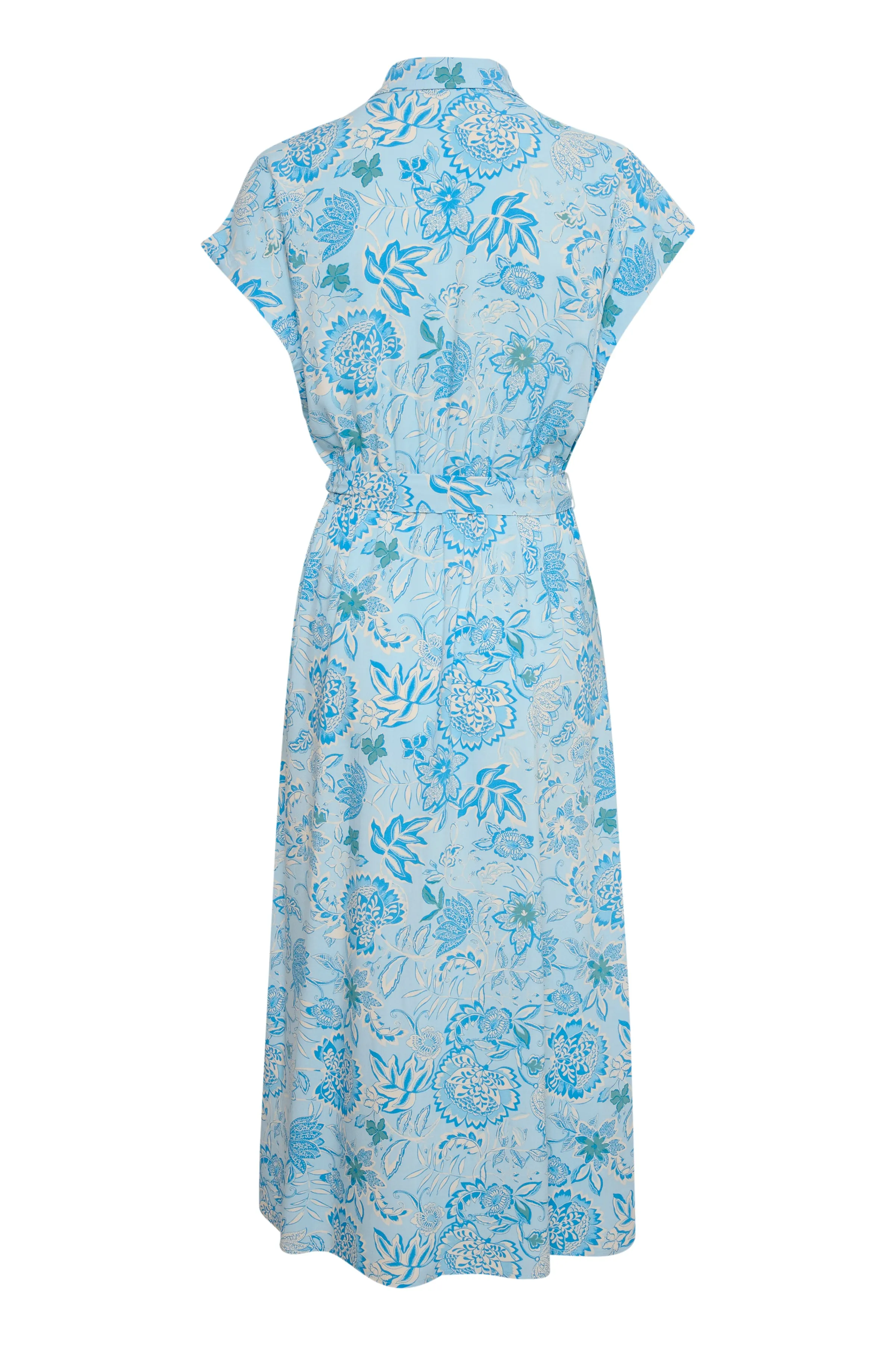 Part Two Atla print belted summer dress summer Song