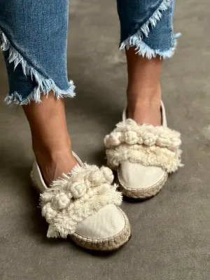 Pearl & Macrame Espadrille