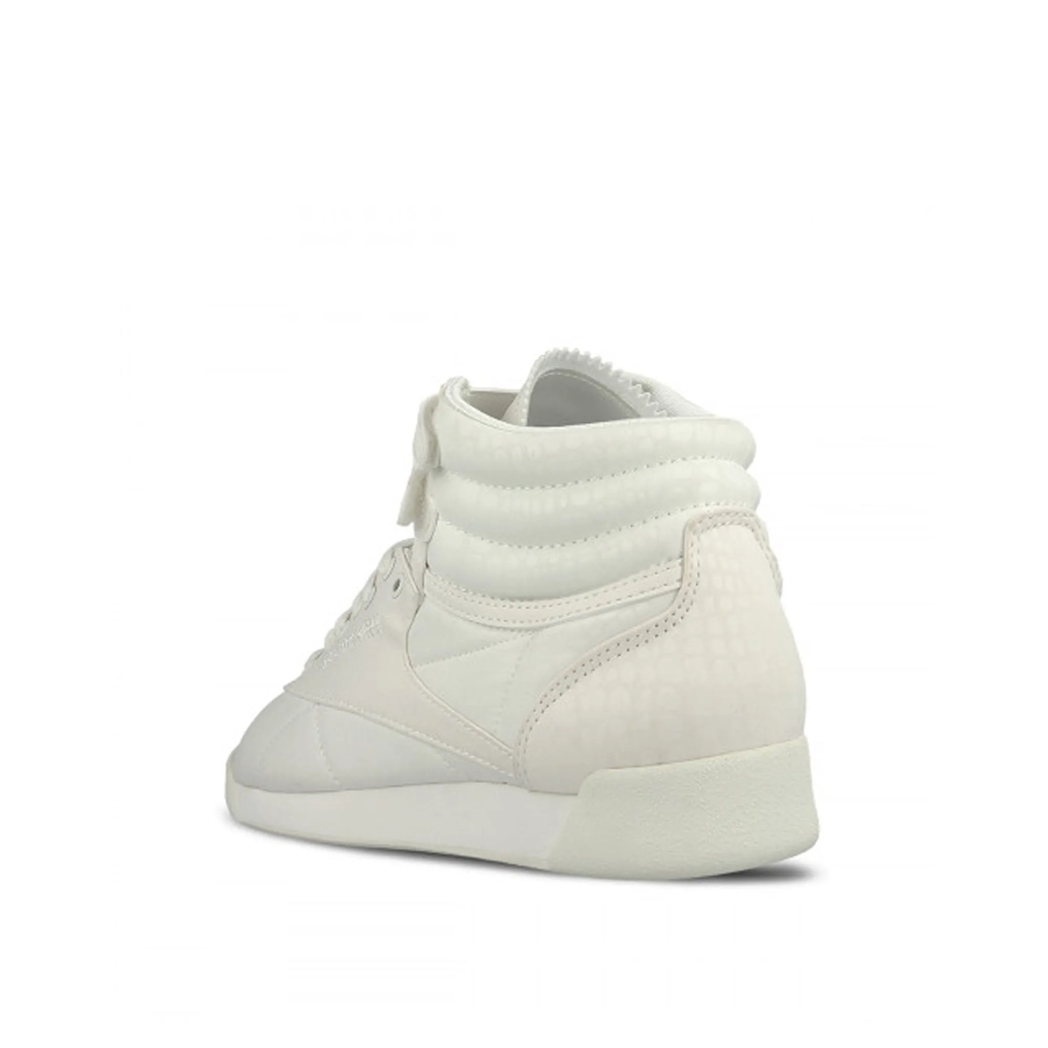Reebok Freestyle Hi x Face Stockholm 35 Womens White Trainers