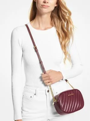Rose Small Quilted Crossbody Bag