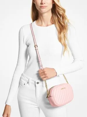 Rose Small Quilted Crossbody Bag