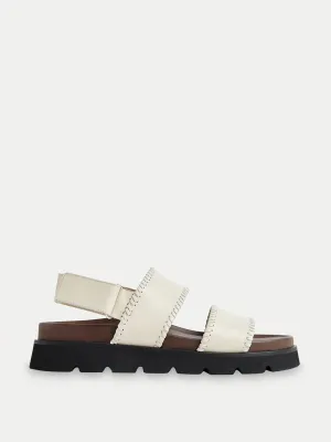 Ruben whipstitch velcro sandals