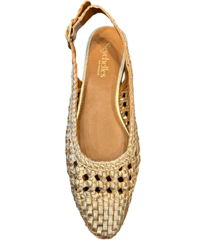 Seychelles Avalon Woven Flats - Gold