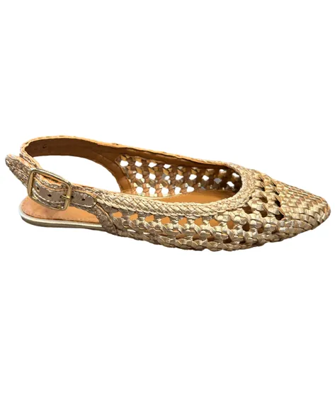 Seychelles Avalon Woven Flats - Gold