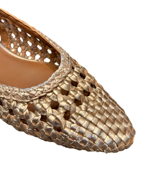 Seychelles Avalon Woven Flats - Gold
