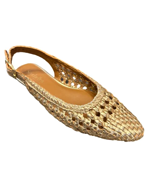 Seychelles Avalon Woven Flats - Gold