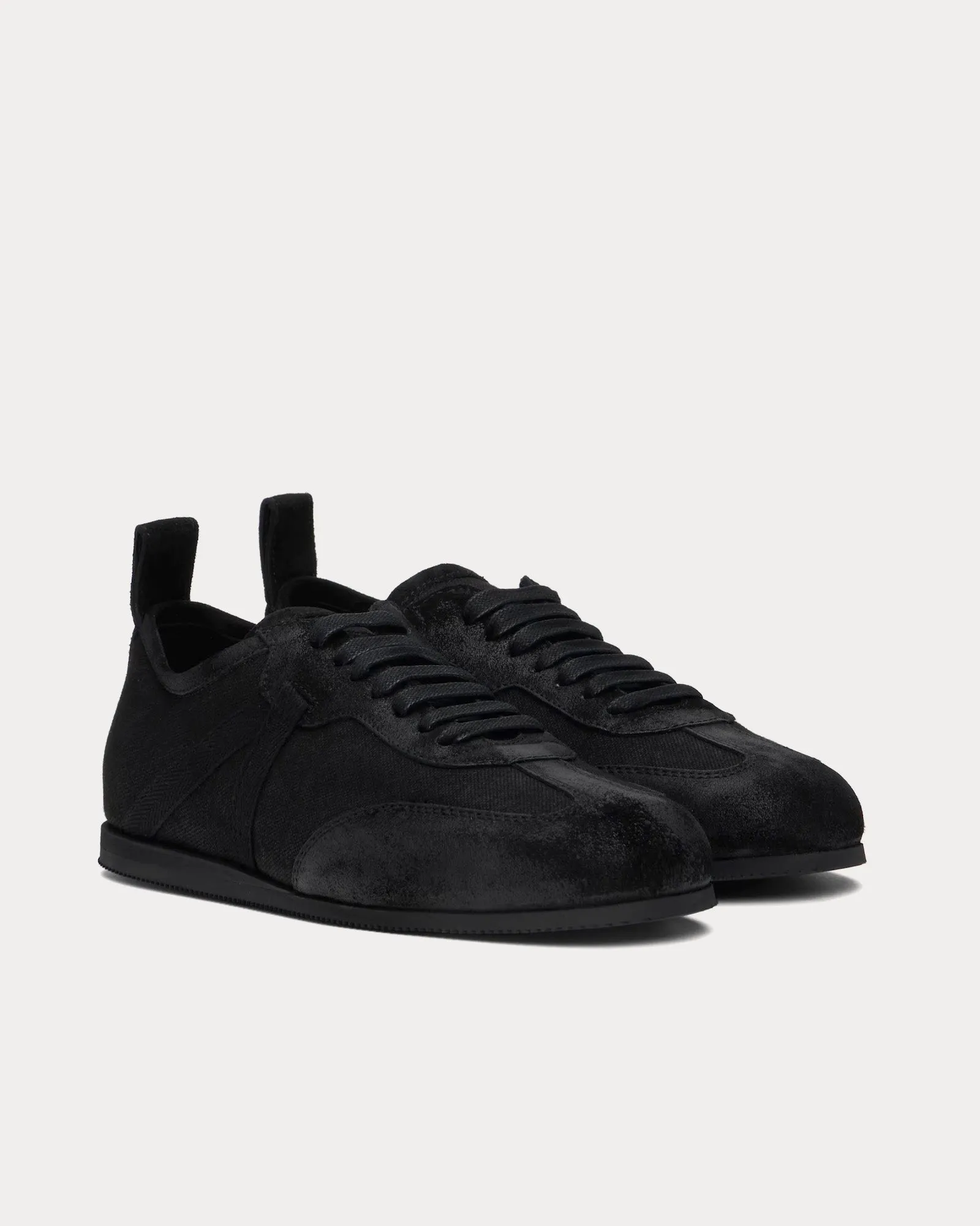 Siru Boxing Black Low Top Sneakers