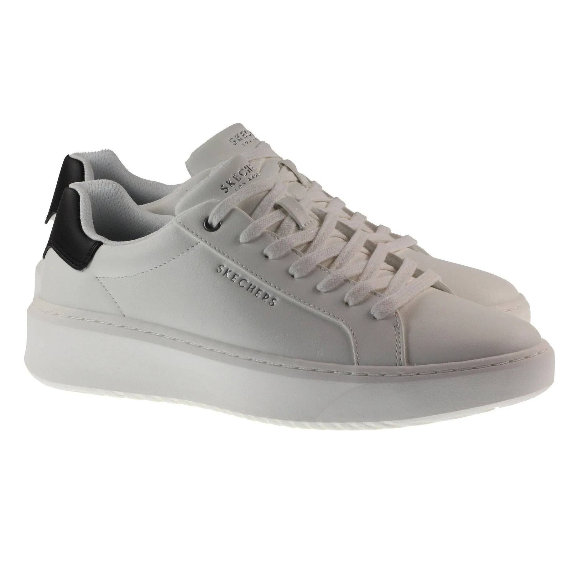 Skechers Trainers Mens Court Break White