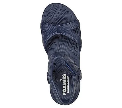 Skechers Womens 111116/NVY GOwalk Smart - Aloha Sandals Navy Blue